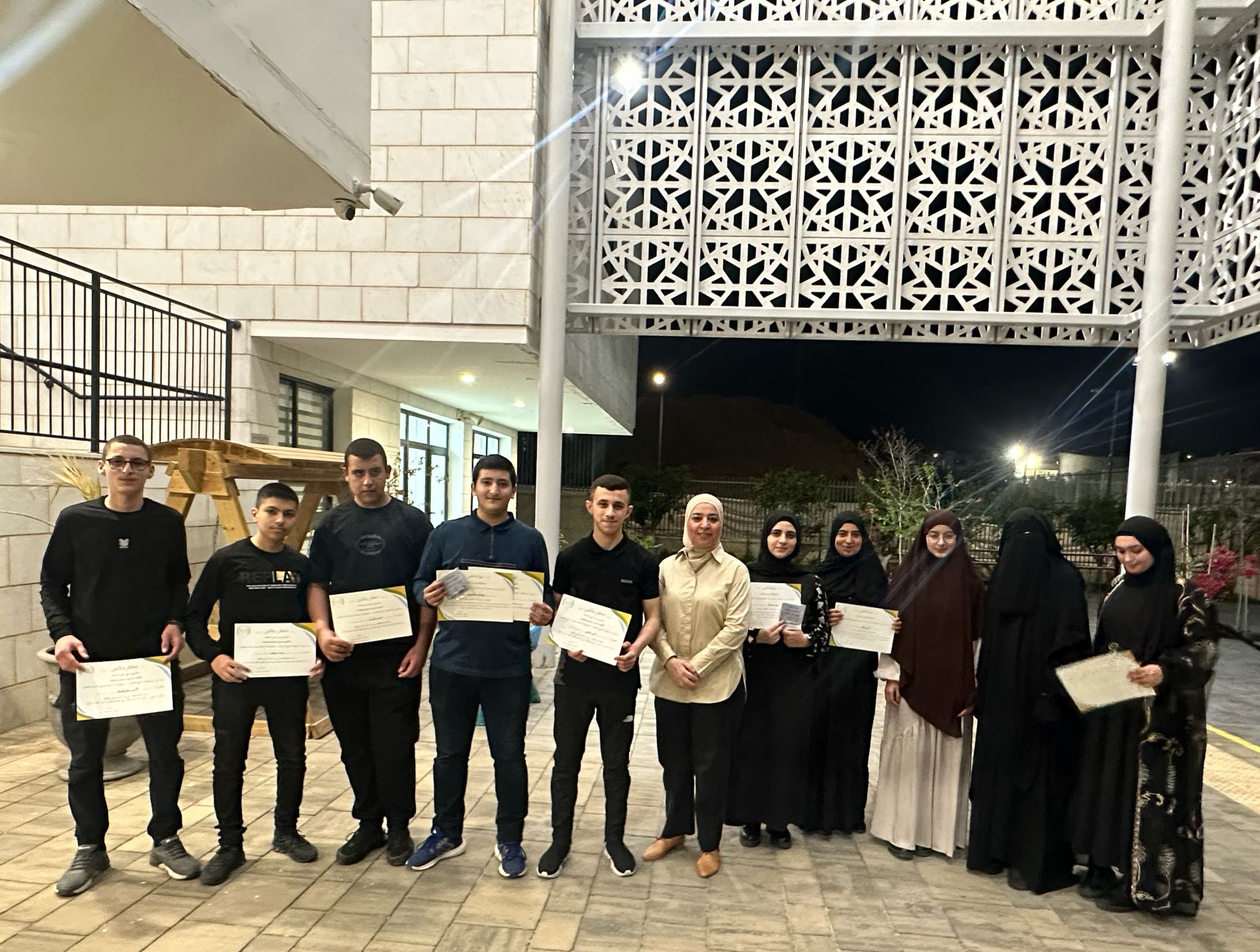 مأدبة إفطار رمضان في نهضة الرازي الشاملة في جلجولية